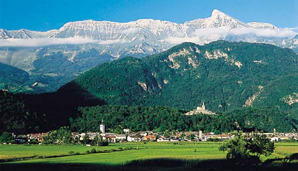 The small historic town of Kobarid